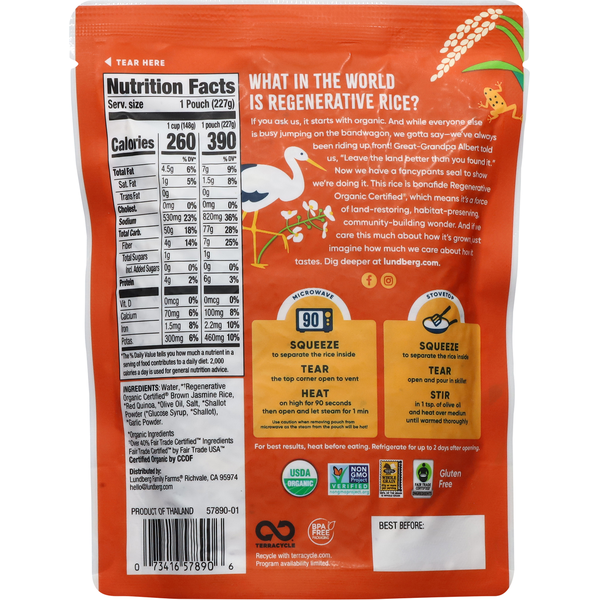 Lundberg Family Farms Brown Rice & Quinoa, Organic