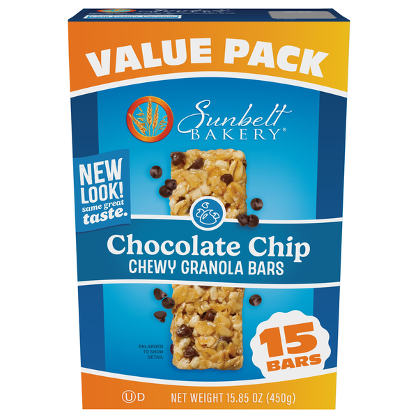 Sunbelt Bakery Chocolate Chip Chewy Granola Bars Value Pack