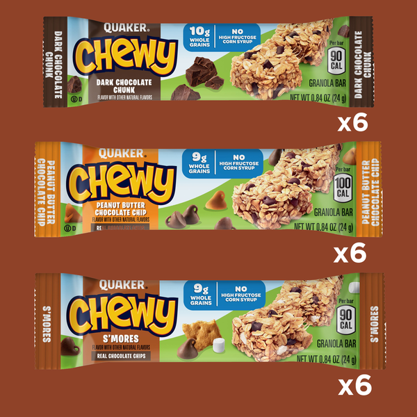 Quaker Chewy Granola Bars, Variety - Pack