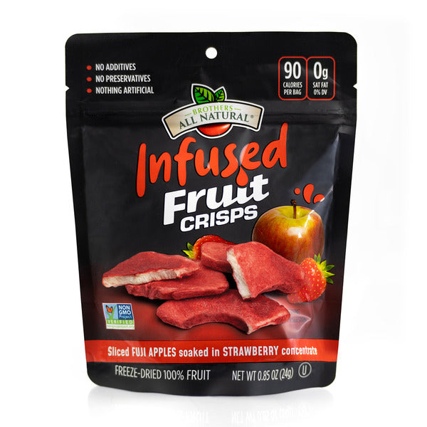 Brothers All Natural Infused Fruit Crisps Infused Strawberry Fruit Crisps