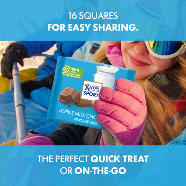 Ritter Sport Alpine Milk Chocolate