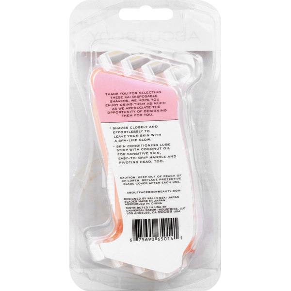 About Body Spa Shave, 3-Blade, Sensitive