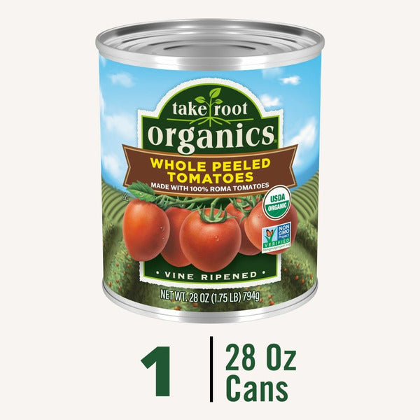 Take Root Organics Whole Peeled Canned Tomatoes