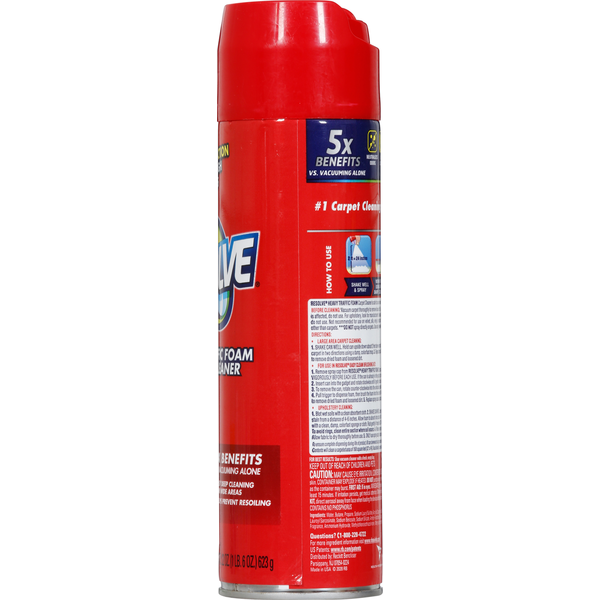 Resolve Carpet Cleaner, Heavy Traffic Foam