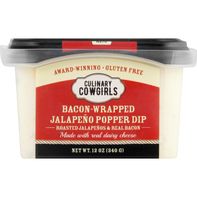Culinary Cowgirls Dip, Bacon-Wrapped Jalapeno Popp...
️