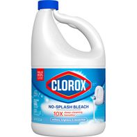 Clorox Splash-Less Bleach, Disinfecting, Kills 99....
️