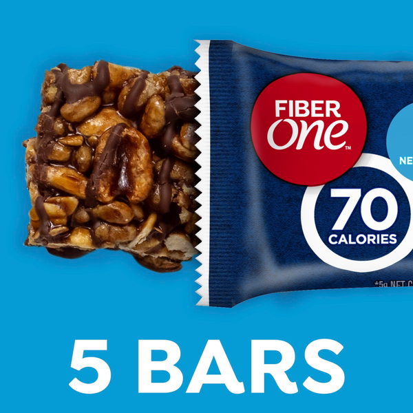 Fiber One 80 Calorie Chocolate Peanut Butter Chewy Snack Bars