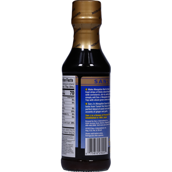 San-J Stir-Fry & Marinade, Gluten Free, Mongolian