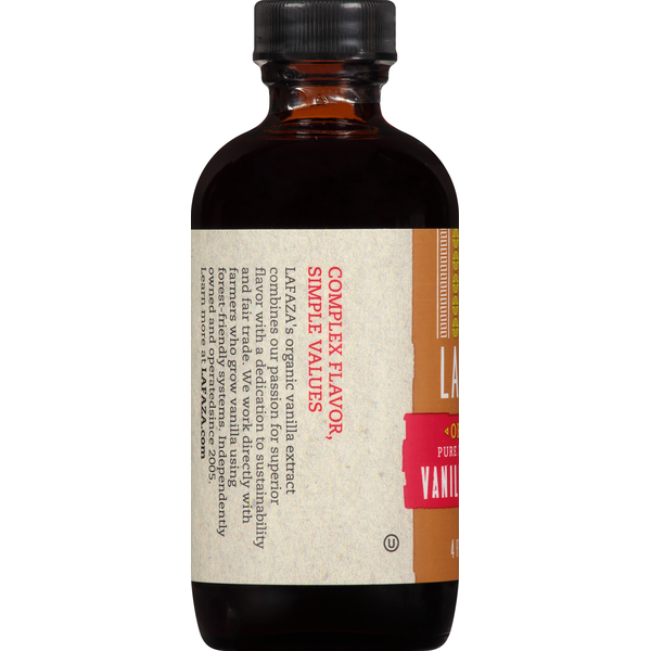 LAFAZA Extract, Organic, Vanilla, Pure Madagascar
