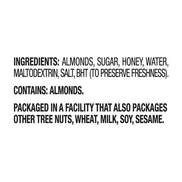 Fresh Gourmet Almonds, Honey Roasted, Sliced