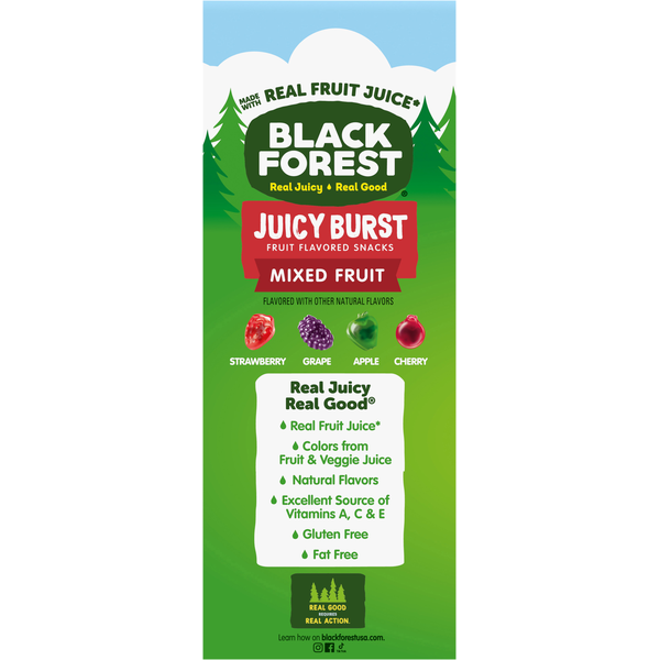 Black Forest Juicy Burst Mixed Fruit Fruit Flavored Snacks