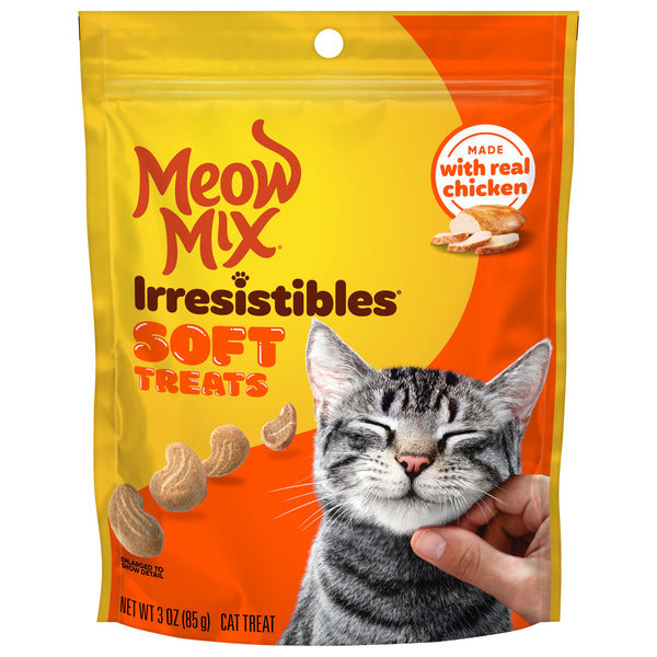 Meow Mix Irresistibles, Soft Cat Treats With White Meat Chicken