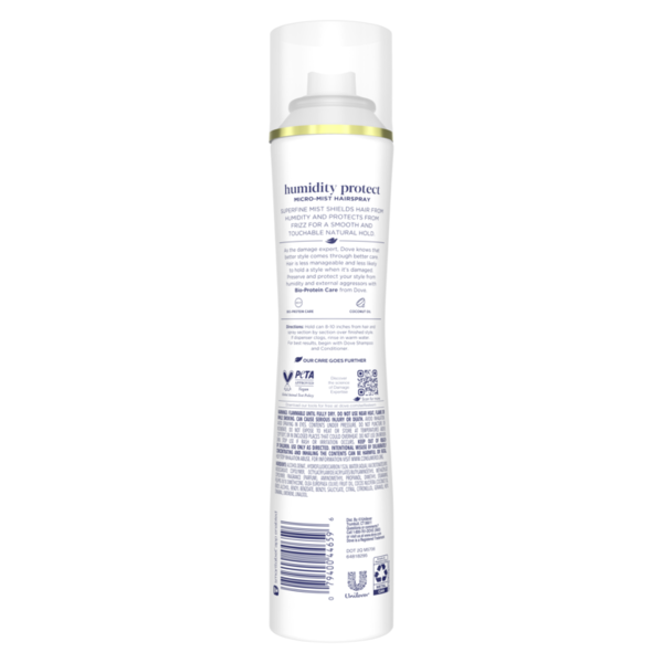Dove Flexible Hold Styling Hairspray Protect Micro-mist