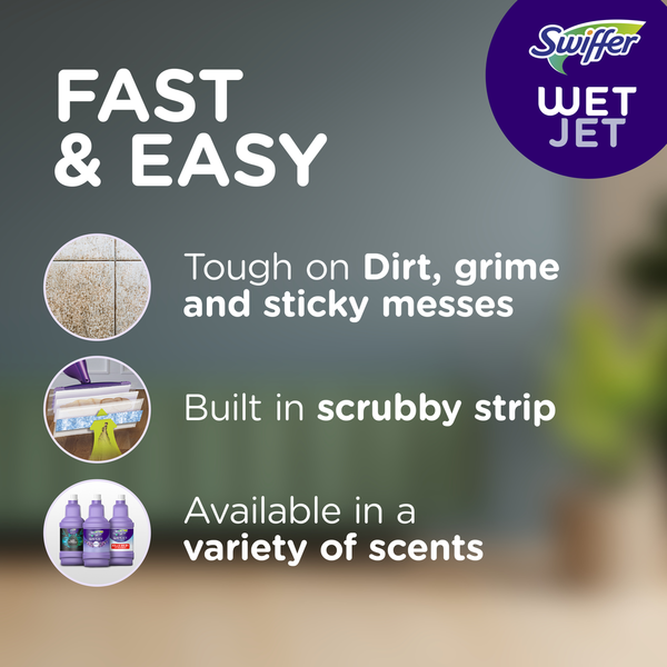 Swiffer WetJet Hardwood Floor Spray Mop Starter Kit Surface Care