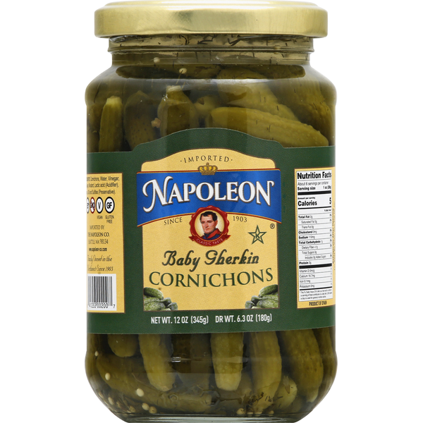 Napoleon Co. Cornichons, Baby Gherkin