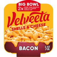 VELVEETA Shells & Cheese w/ Bacon & Cheese Sauce️