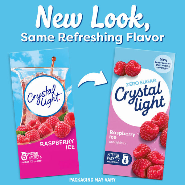 Crystal Light Raspberry Ice Artificially Flavored Powdered Drink Mix