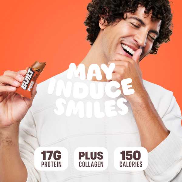 BUILT Protein Snack Bar Puff, Peanut Butter Cup, 4 Count Box