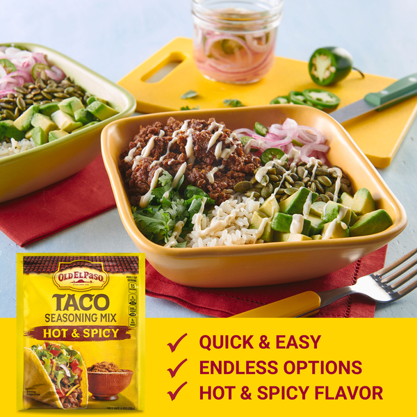 Old El Paso Hot & Spicy Taco Seasoning