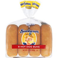 Sunbeam White Hot Dog Buns️