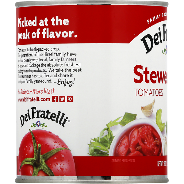 Dei Fratelli Tomatoes, Stewed