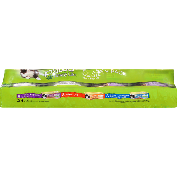 Paws Happy Life Cat Food, Classic Variety Pack