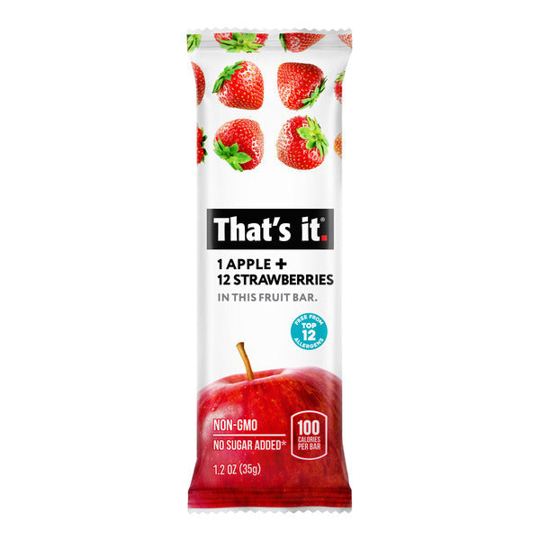 That’s it Apple + Strawberry Fruit Bar