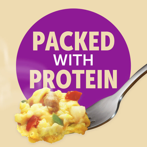 Just Crack an Egg Ultimate Scramble Breakfast Bowl Kit with Pork Sausage, Cheese and Vegetables