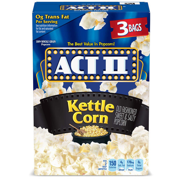 ACT II Kettle Corn Microwave Popcorn