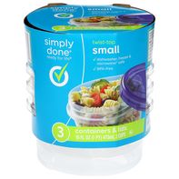 Simply Done Small Twist Top Containers️