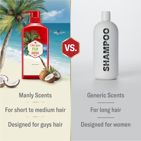 Old Spice Fiji 2in1 Shampoo and Conditioner for Men