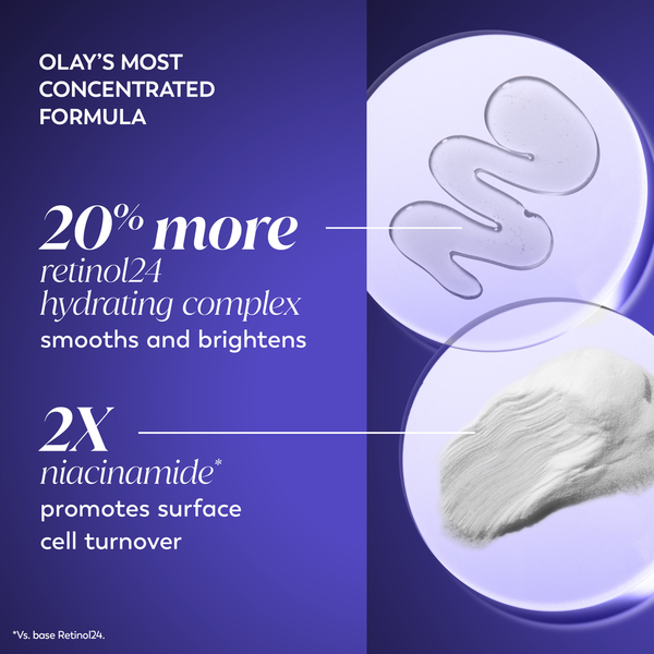 Olay Retinol Max Night Moisturizing Cream, Fragrance-Free