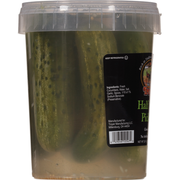 Troyer Pickles, Half Sour