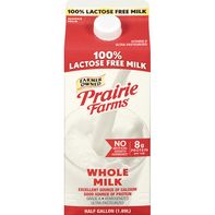 Prairie Farms Milk, Whole, 100% Lactose Free️
