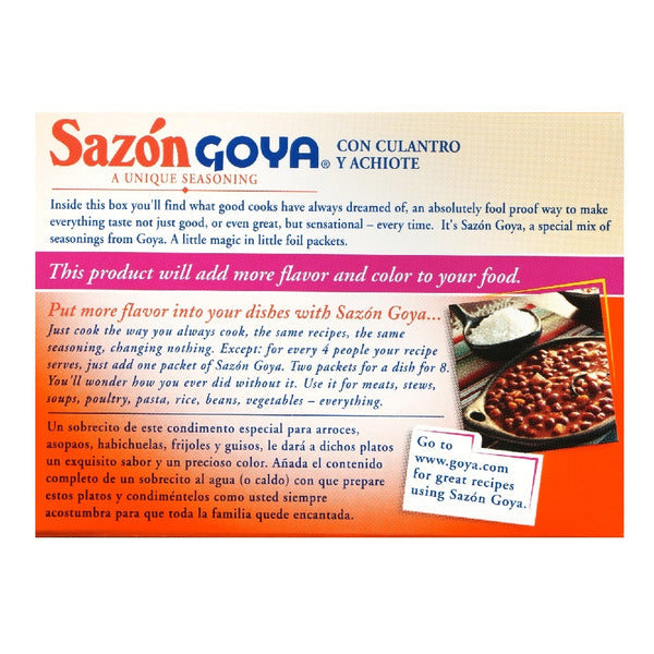 Goya Sazón Seasoning, with Coriander & Annatto