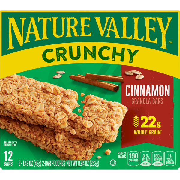 Nature Valley Cinnamon Crunchy Granola Bars
