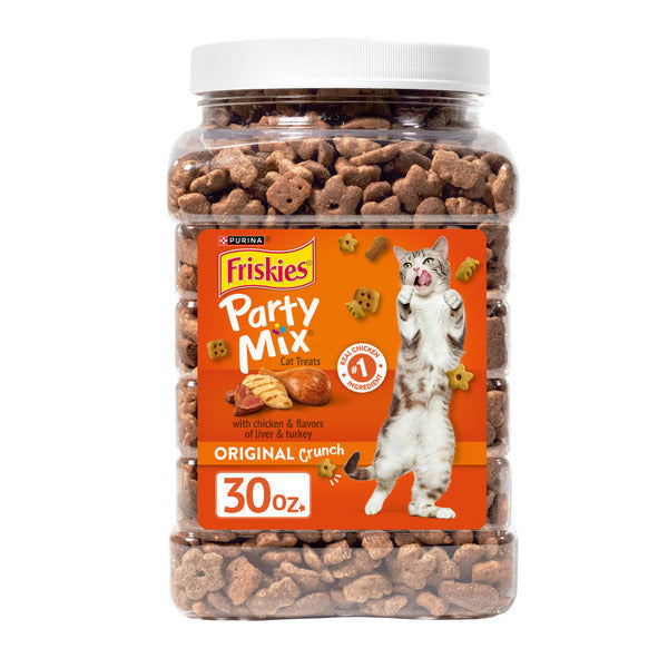 Purina Friskies Cat Treats, Party Mix Original Crunch