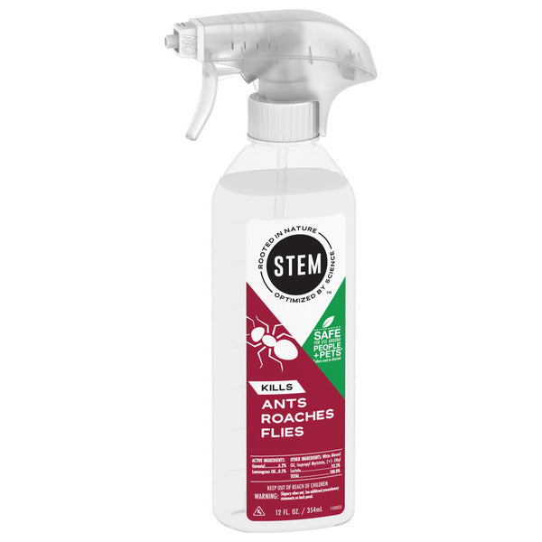 Stem Kills Ants, Roaches and Flies Bug Spray, plant-based active ingredient