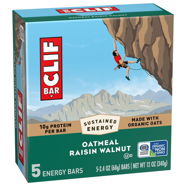 CLIF BAR Energy Protein Bars, Oatmeal Raisin Walnut, Non-Gmo 12 oz