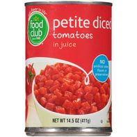 Food Club Petite Diced Tomatoes In Juice️ DestGlow