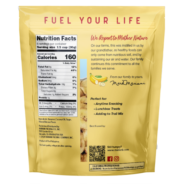 Mariani Sweetened Banana Chips