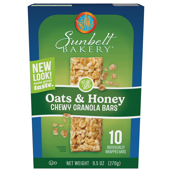 Sunbelt Bakery Oats & Honey Chewy Granola Bars