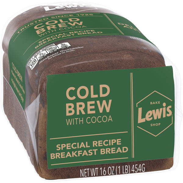 Lewis Bake Shop Cold Brew Coffee Breakfast Bread