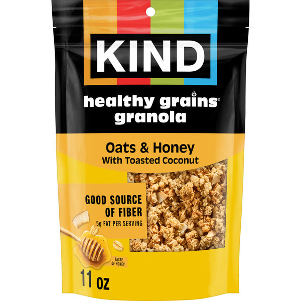 KIND Healthy Grains Clusters Oats & Honey Granola with Toasted Coconut