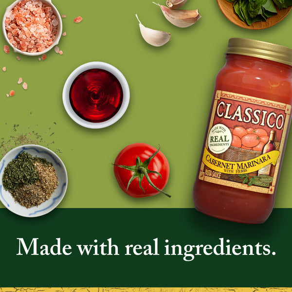 Classico Cabernet Tomato Marinara with Herbs Spaghetti Pasta Sauce