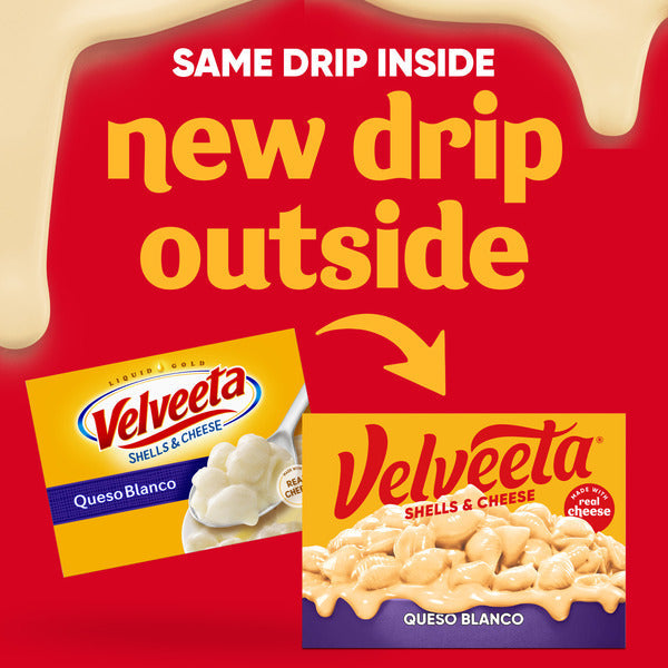 VELVEETA Shells & Cheese Queso Blanco Mac & Cheese Meal