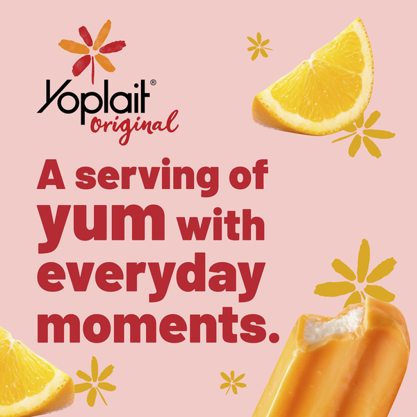 Yoplait Original Orange Creme Flavored Low Fat Yogurt Cup
