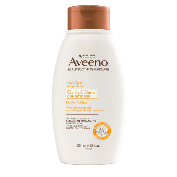 Aveeno Apple Cider Vinegar Conditioner, Clarifying, Shine Boosting