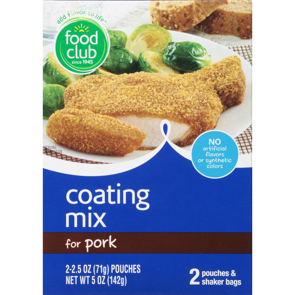 Food Club Coating Mix, For Pork