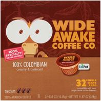 Wide Awake Medium Roast 100% Colombian 100% Arabic...
️